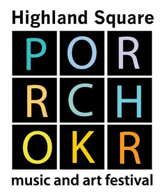 Highland Square PorchRokr Festival logo