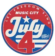 Let Freedom Sing! Music City July 4th logo