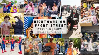 Nightmare on Front Street Craft Beer and Art Festival logo