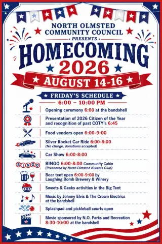 North Olmsted Homecoming Festival logo