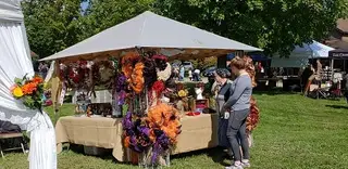 Stow Historical Society Harvest Festival logo