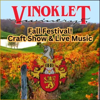 Vinoklet Winery Fall Festival logo