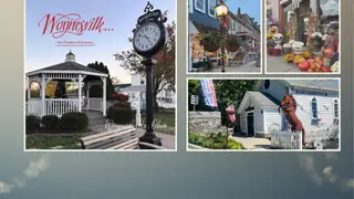 Waynesville's Christmas in the Village logo